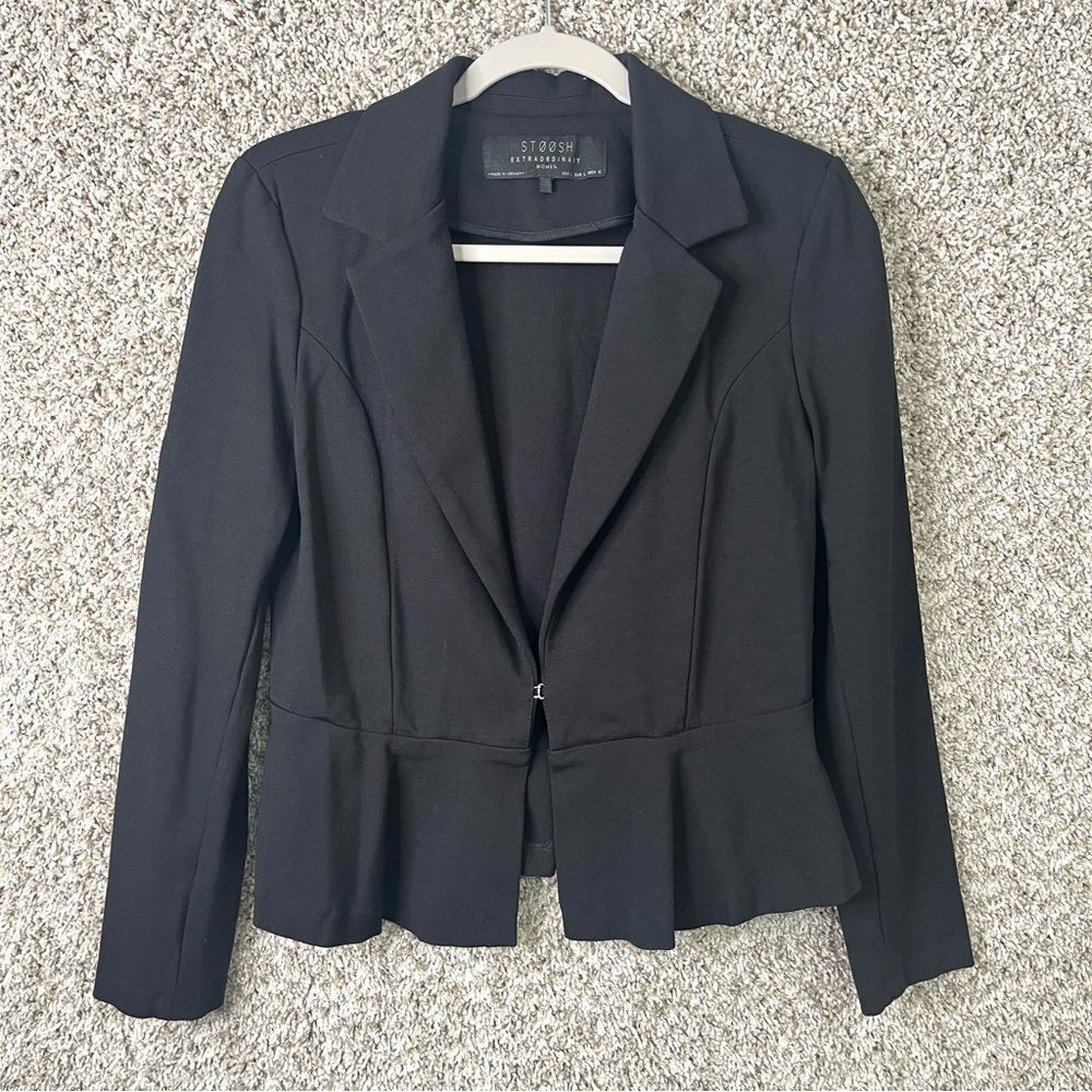 Stoosh Blazer Women’s Large Black Jacket‎